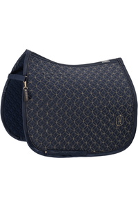 2025 Eskadron Heritage Highgloss Contrast Saddle Cloth 215958 544 380 - Navy