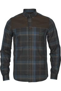 2025 Harkila Mens Anker Long Sleeve Shirt 101635001 - Dark Navy