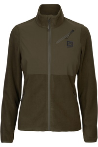 2026 Harkila Dames Fjell Fleece Jas 104190106 - Hunting Green / Willow Green