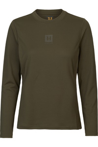 2025 Harkila Damen Hrkila Instinct Lang Ärmel T - Shirt W 1060400290 - Willow Green