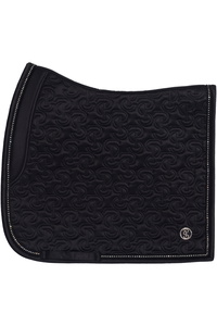 2025 PS of Sweden Crystal Satin Dressage Saddle Pad 1110-117-990 - Black