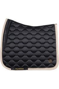 2025 PS of Sweden Vintage Monogram Dressage Saddle Pad 1110-120-990 - Black