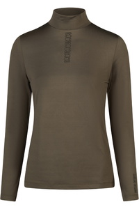 2025 Pikeur Womens Pikeur Studs Shirt 827300 235 280 - Deep Khaki