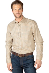 2025 Rydale Herren Lang Ärmel Shirt 412216 - Poacher Beige