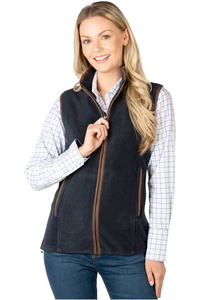 2025 Rydale Damen Huggate Fleece Weste 405697 - Ink