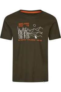 2025 Seeland Mens Landscape T - Shirt 40441 - Pine Green
