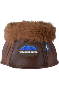 2025 WeatherBeeta Tough-Tec Prime Fleece Trim Rubber Bell Boots 1027523 - Brown / Brown