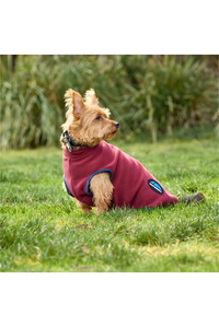 2025 Weatherbeeta Comfitec Fleece Zip Dog Coat 1003457 - Burgundy