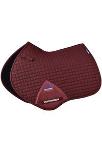 2025 Weatherbeeta Prime Air-Tec Jump Shaped Saddle Pad 1028251 - Burgundy
