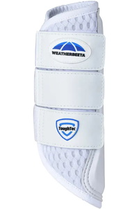 2025 Weatherbeeta Tough-Tec Mesh Brushing Boots 1027504 - White / White