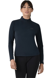 2025 WeatherBeeta Womens Bamboo Long Sleeve Performance Base Layer 1028436 - Navy