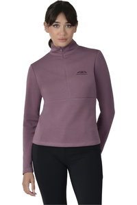 2025 Weatherbeeta Womens Copper 1/2 Zip Long Sleeve Mid-Layer 1028842 - Mauve Wine