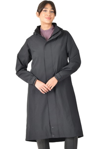 2025 Weatherbeeta Womens Windbreaker Longline Riding Jacke 1028839 - Black