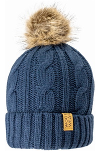 2025 Woof Wear Cable Beanie WA0049-NANA - Navy