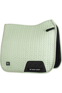 2025 Woof Wear Herringbone Dressage Saddle Pad WS0043-SAGE - Sage Green