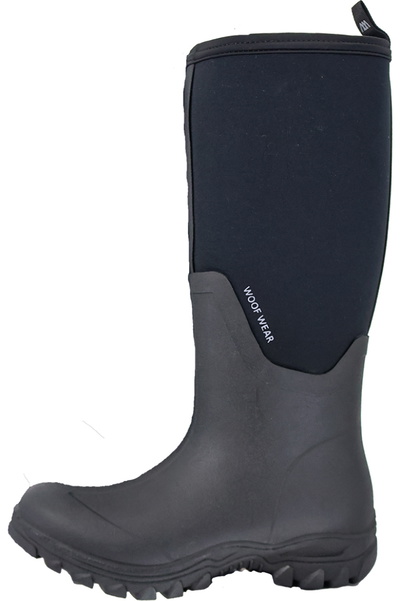 Woof Wear Lang Arbeit Stiefel WF0040 - BKBK