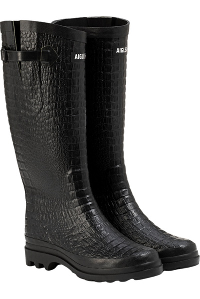 Aigle Womens Aiglentine Croc Wellington Boot