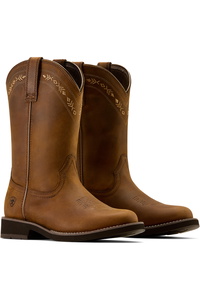 2026 Ariat Damen Kearney Rund -Zehen Western Stiefel 10074354 - Distressed Brown