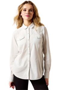2026 Ariat Womens Stella Western Snap Shirt 10071063 - Rope Stripe