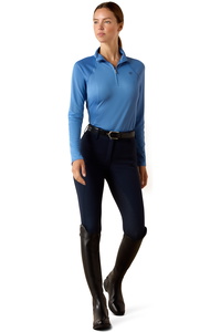 2026 Ariat Damen Sunstopper 3 . 0 1 / 4 Zip Baselayer 10071449 - Riviera