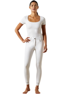 2026 Ariat Womens Tri Factor Nt Full Seat Breech 10061675 - White