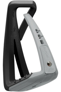 2026 Freejump Soft  Up Lite Stirrups - Black / Iron Matte