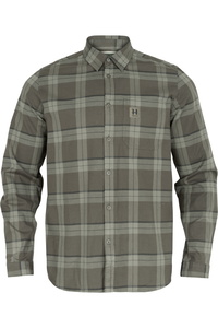 2026 Harkila Mens Harkila Fjell Long Sleeve Shirt 10934 - Green Check