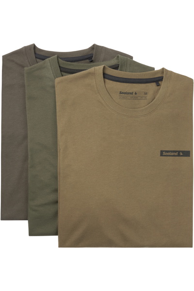 Seeland Heren 3 Pack T-Shirt
