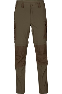2026 Seeland Mens Birch Zip-Off Trousers 40173 - Pine Green / Demitasse Brown