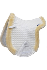 2026 WeatherBeeta Prime Air-Tec Confort Fleece Bordé Numnah 1030139005 - White / Naturel