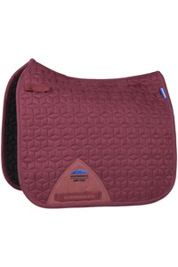 2026 WeatherBeeta Cuir Elite Air-Tec Dressage Tapis De Selle 1030346005 - Burgundy