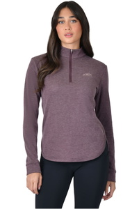 2026 WeatherBeeta Dames Londen Laag Lange Mouw Top 1023217058 - Mulberry Marle
