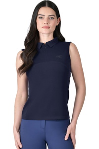 2026 WeatherBeeta Womens 37.5 Sleeveless Polo T-Shirt 1029992 - Navy