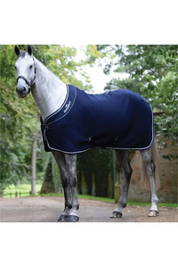 Weatherbeeta Thermocell Standard Neck Cooler Fleece Rug 100621 - Navy / White