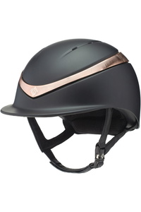 2025 Charles Owen Unisex Halo Helmet & Free Headband CHHHB - Black / Rose Gold