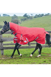 Weatherbeeta Comfitec Classic Lite Combo Neck Rug - Red / Navy