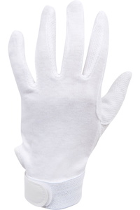 Dublin Track Riding Gloves 381044 - White