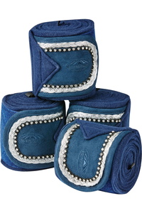 Weatherbeeta Polaire Bling Bandage 4 Pack 1002758003 - Navy