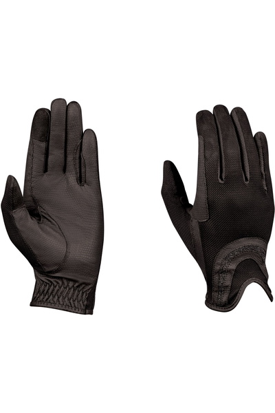Dublin Pull On Glitter Mesh Back Riding Gloves
