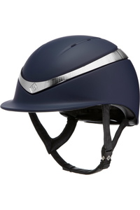 2025 Charles Owen Unisex Halo Helmet & Headband CHHHB - Navy / Platinum