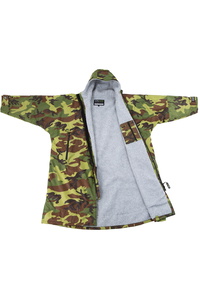 Dryrobe Advance Long Sleeve Premium Outdoor Change Robe LSDABB - Camo / Grey