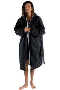Dryrobe Advance Long Sleeve Change Robe V3 DR104V3 - Black / Grey