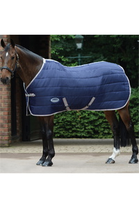 Weatherbeeta Comfitec Channel Steppdecke Medium Standard Hals Stall Teppich 813798 - Navy