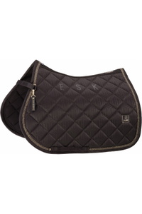 2025 Eskadron Heritage Glossy Saddle Cloth 215858 445 090 - Black Truffle