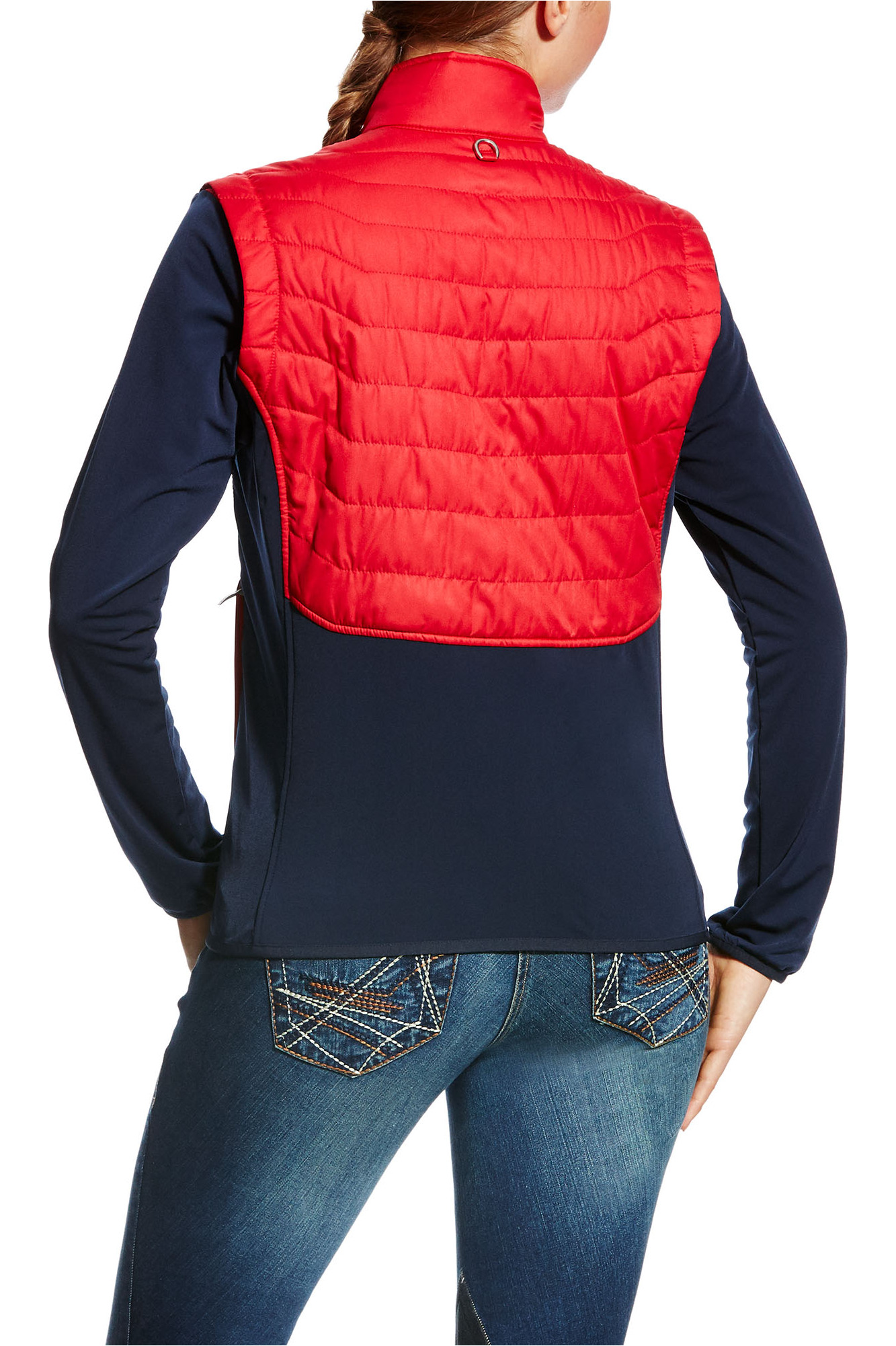 ariat jacket red and blue