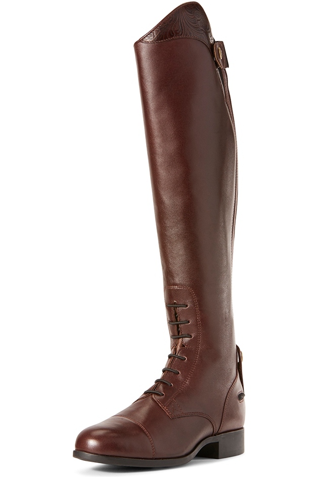 Heritage Contour II Field Ellipse Tall Riding Boot Mahogany/Tooling 