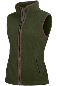 Baleno Damen Ausfall Vlies Weste 60021664 - Khaki