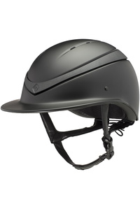 Charles Owen Unisex Luna Wide Peak Helmet & Headband LUNAWPBMBM - Black Matt
