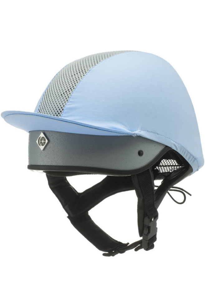 Charles Owen Esme JS1 Pro Riding Skull & Headband - Baby Blue
