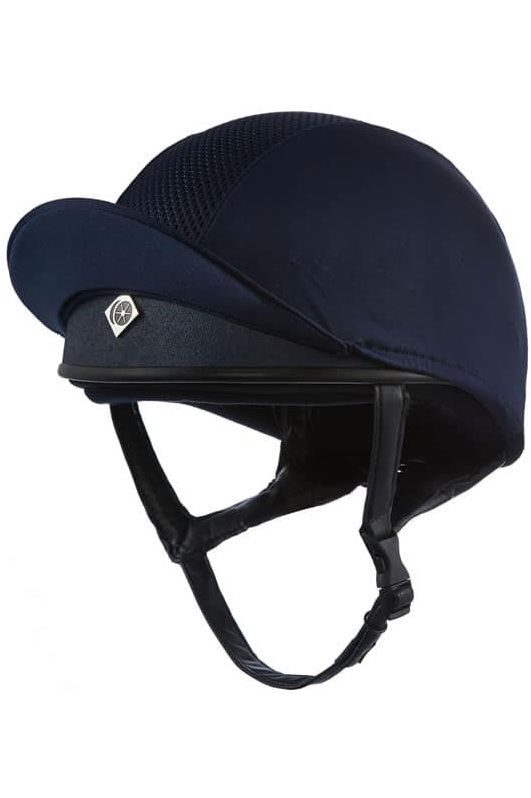 Charles Owen Pro II Plus Round Fit Skull Helmet Navy PP2